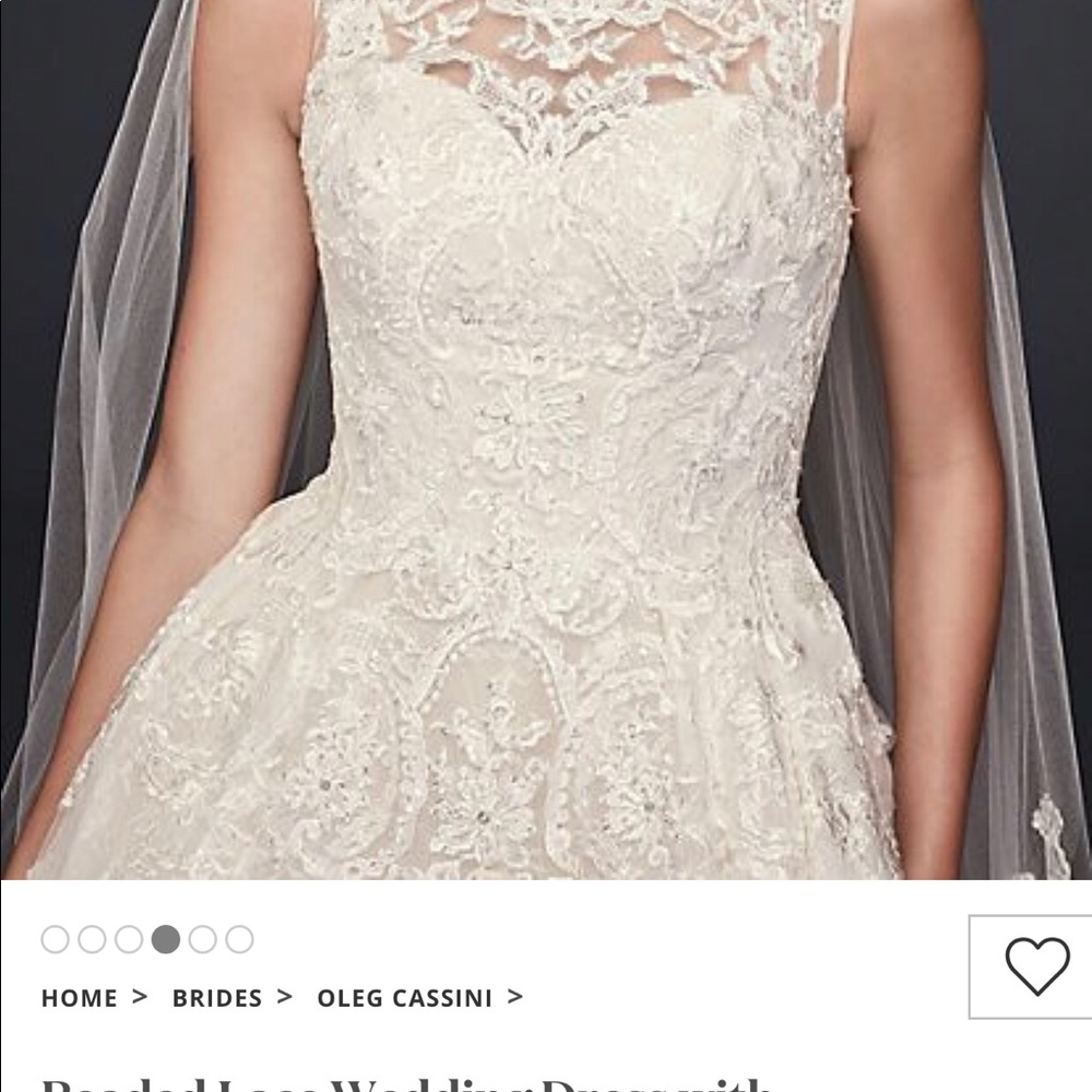 Oleg Cassini wedding dress